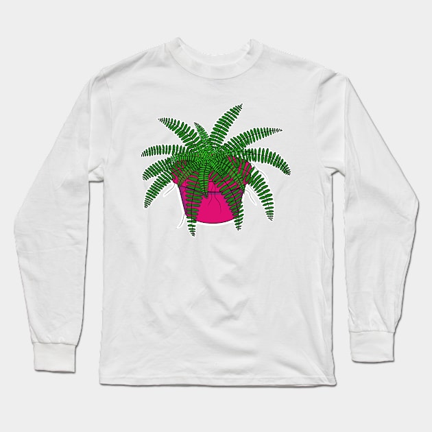 Fern Long Sleeve T-Shirt by kc-art